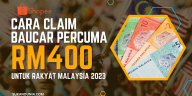 Cara Claim Baucar Shopee Percuma RM400